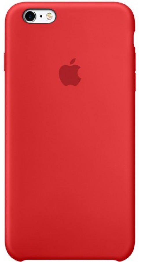 Чехол Silicone Case для iPhone 6/6s красный в Тюмени